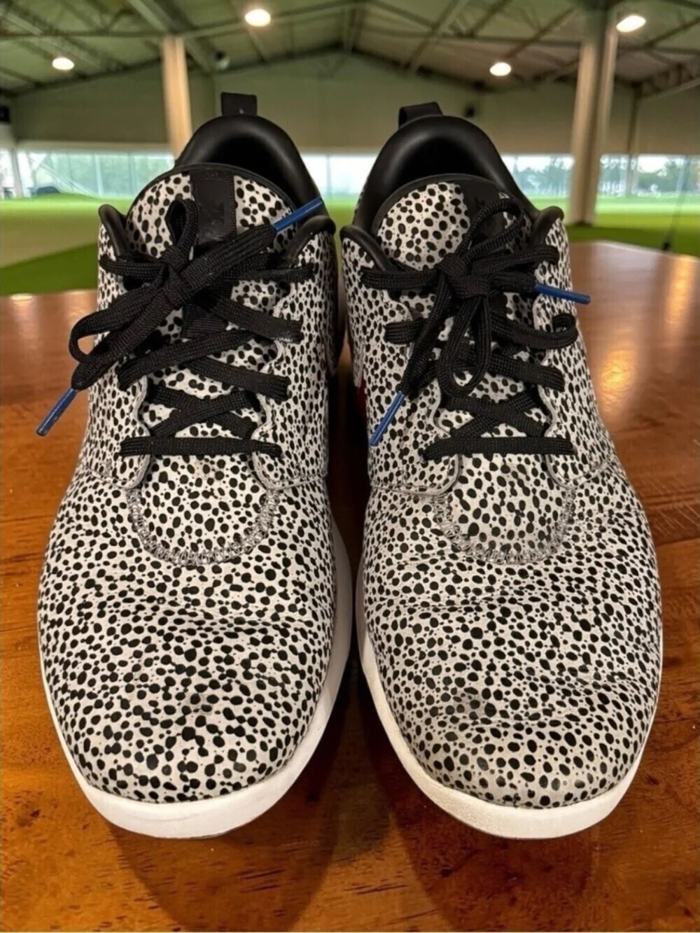 Nike Roshe Tour NRG Safari Bred Golf Shoes Size 10 Leopard Print Spiked Cleats